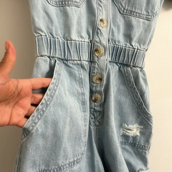 SHOW ME YOUR MUMU Cannon Romper in Dockside sz Xs - Picture 7 of 10